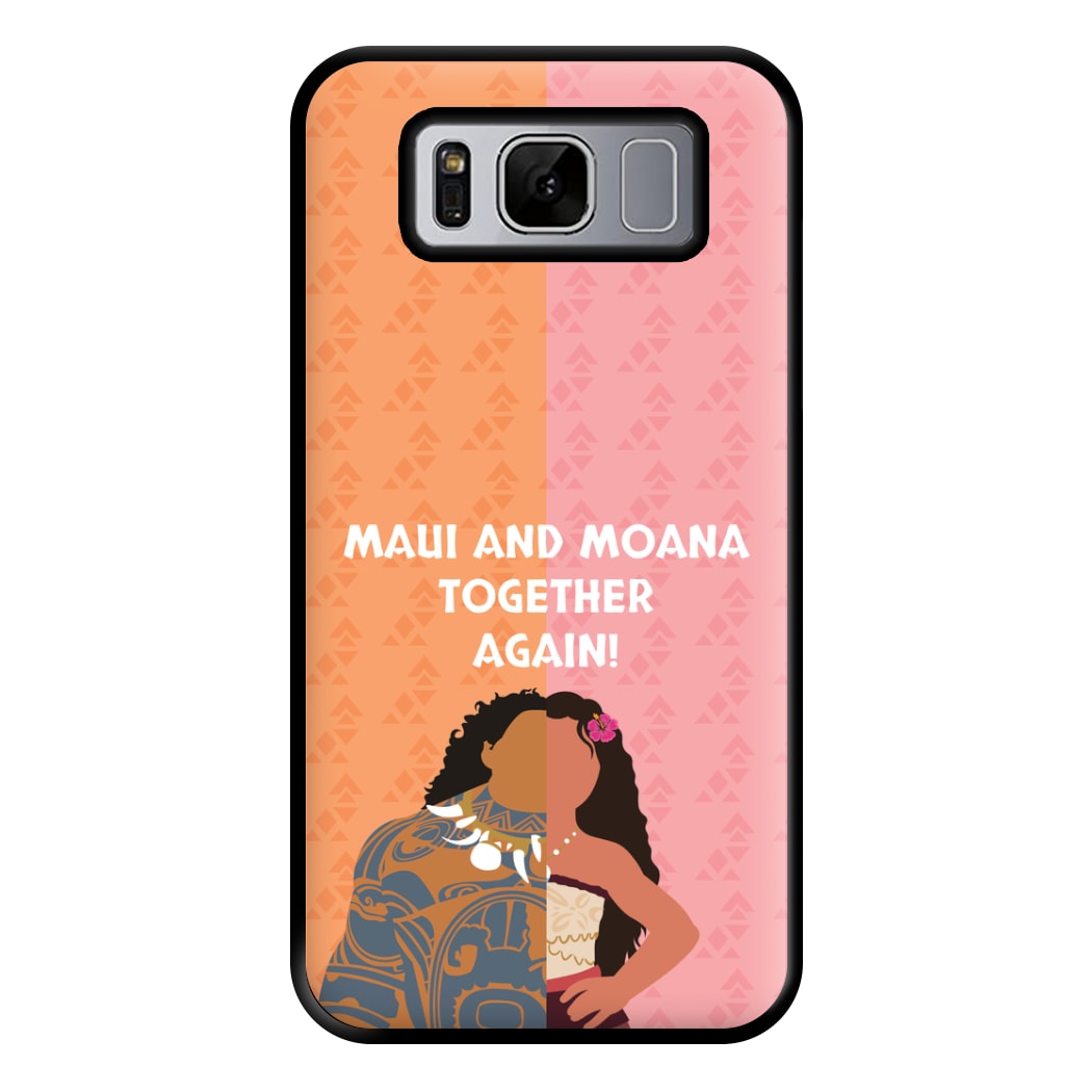 Maui And Moana Together Again Phone Case for Galaxy S8 Plus