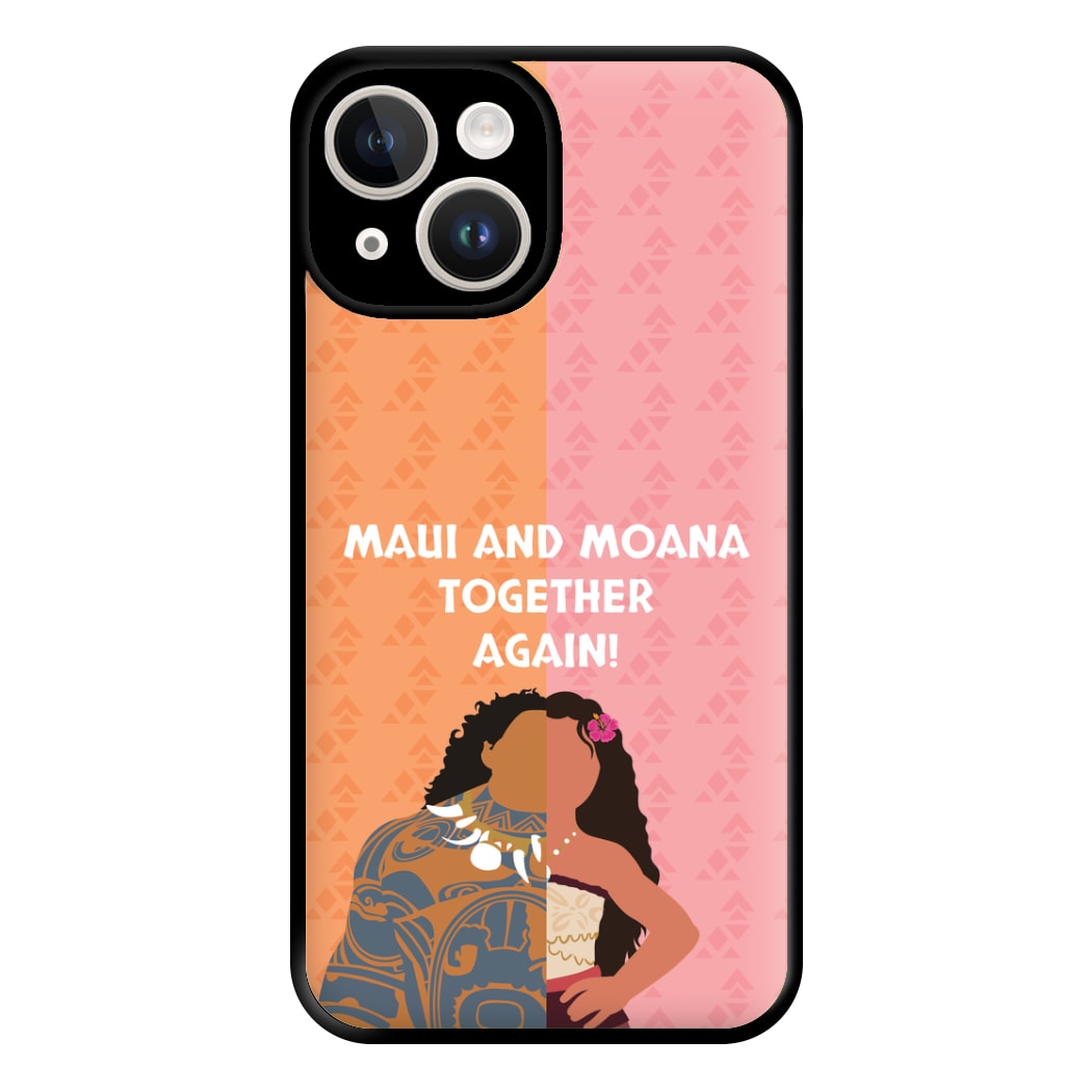 Maui And Moana Together Again Phone Case for iPhone 14