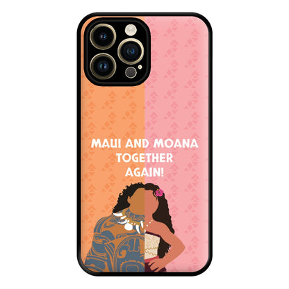 Maui And Moana Together Again Phone Case for iPhone 14 Pro Max