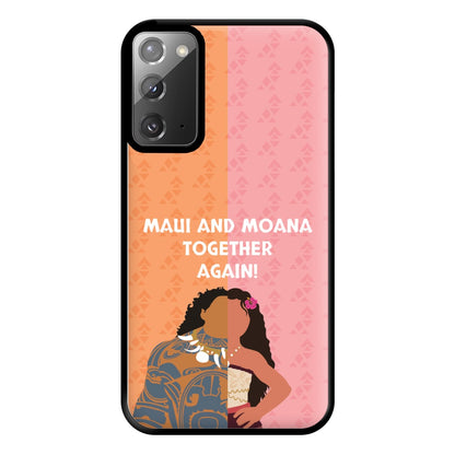 Maui And Moana Together Again Phone Case for Galaxy Note 20 Ultra