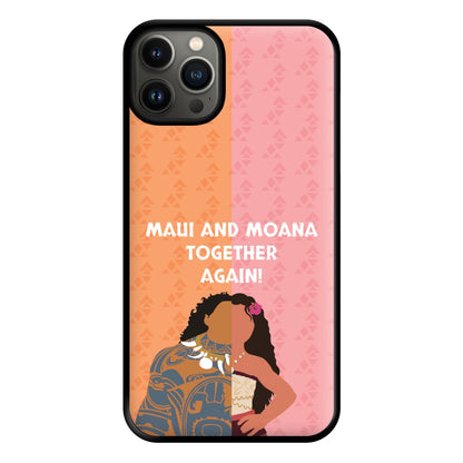 Maui And Moana Together Again Phone Case for iPhone 13