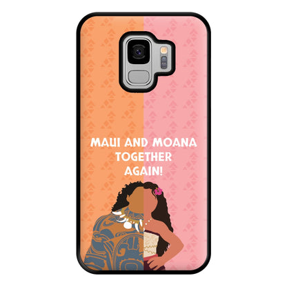 Maui And Moana Together Again Phone Case for Galaxy S9 Plus