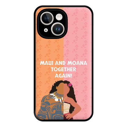 Maui And Moana Together Again Phone Case for iPhone 14 Plus