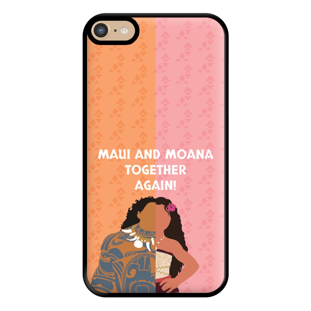 Maui And Moana Together Again Phone Case for iPhone 6 Plus / 7 Plus / 8 Plus