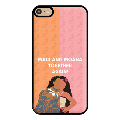 Maui And Moana Together Again Phone Case for iPhone 6 Plus / 7 Plus / 8 Plus