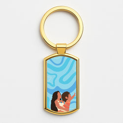 Reach Out Gold Keyring