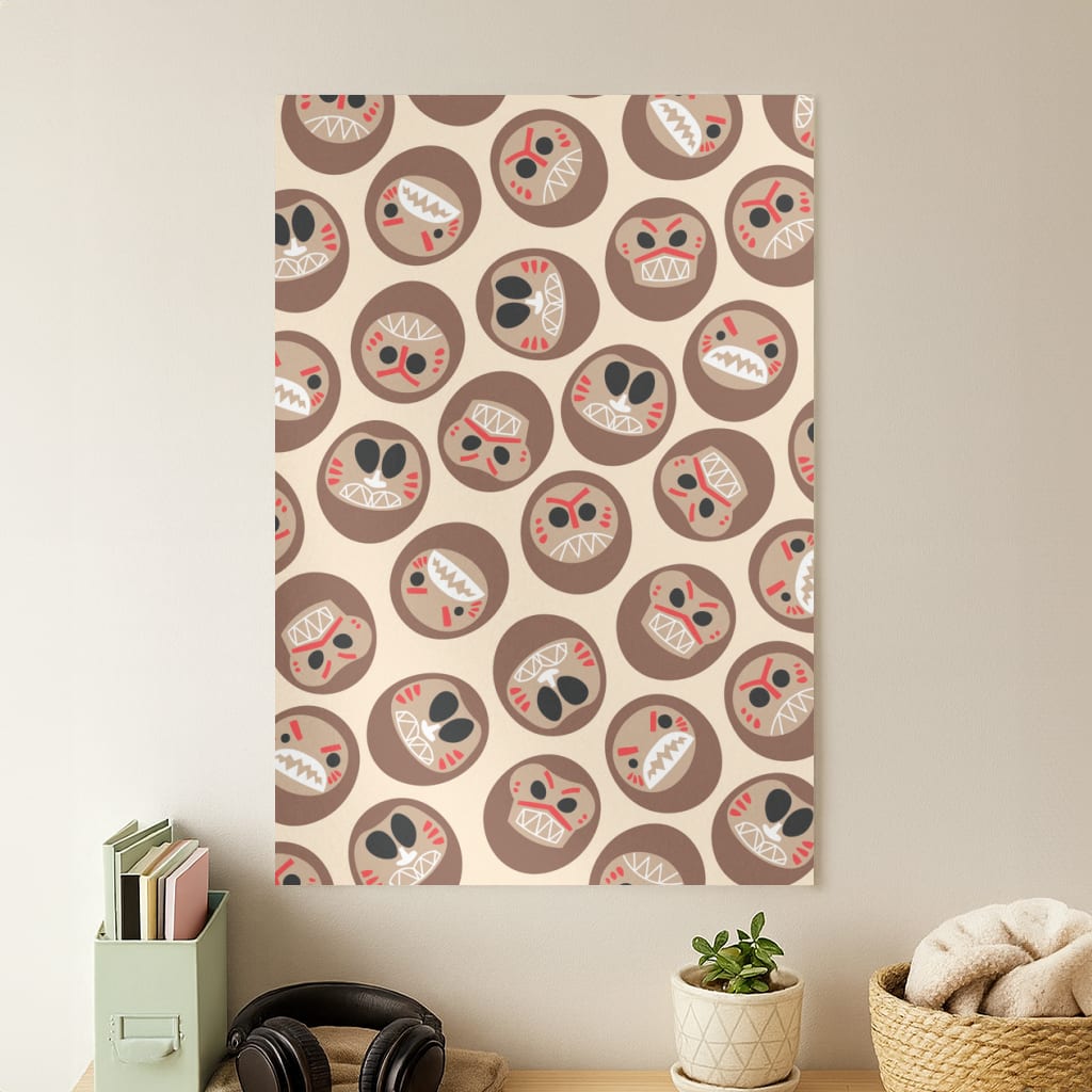 Mask Face Poster