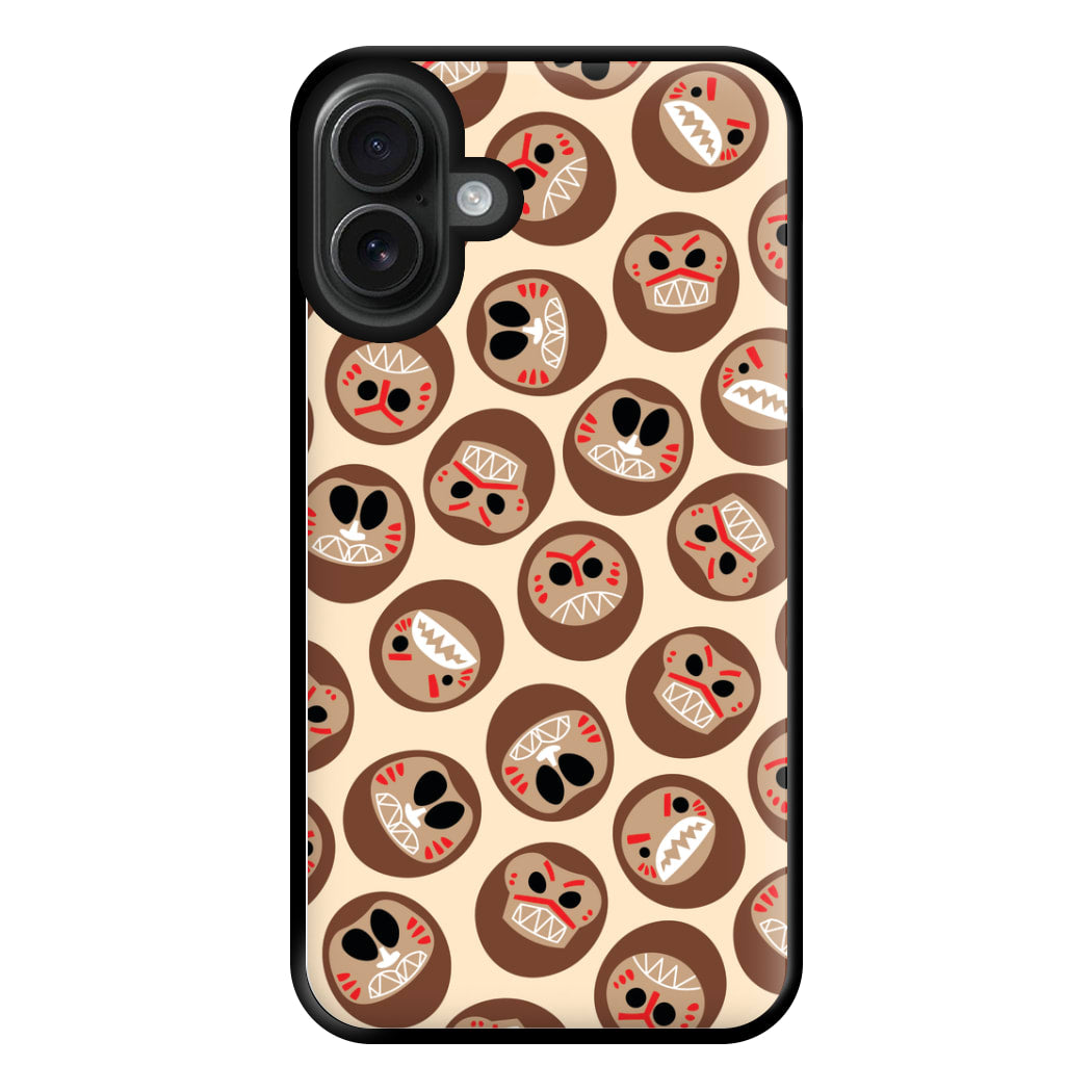 Mask Face Phone Case for iPhone 16 Plus