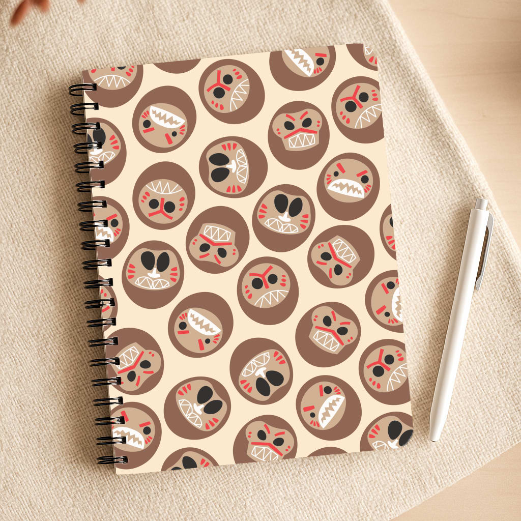 Mask Face Notepad