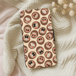 Mask Face Wallet Phone Case