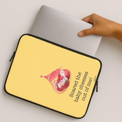 Scared The Baby Cheeses Out Of Me MacBook Case
