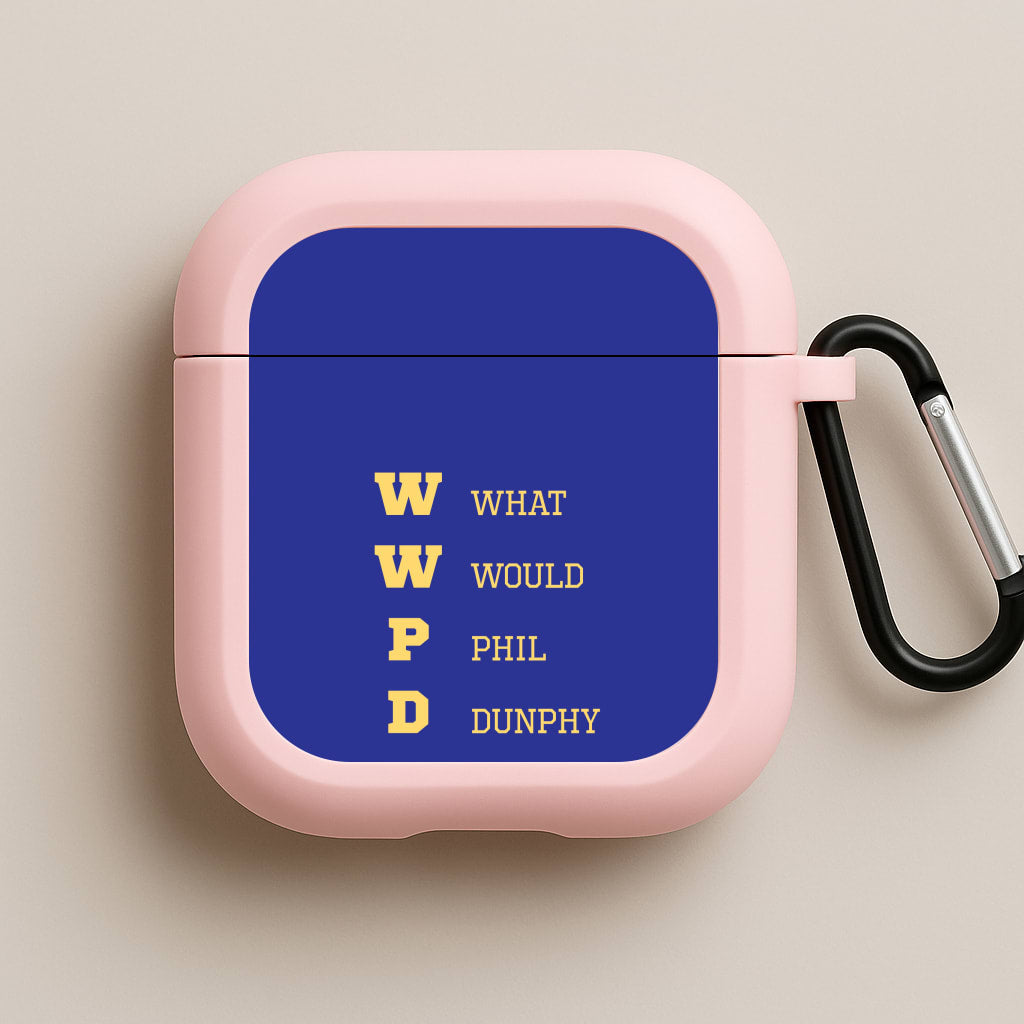 What Would Phil Do? Pink AirPods Case