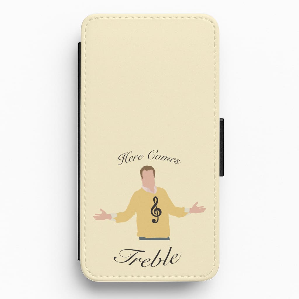 Here Comes Treble Flip / Wallet Phone Case