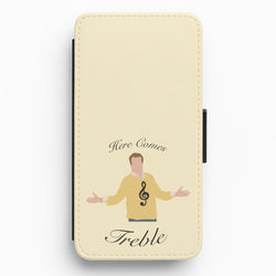 Here Comes Treble Flip / Wallet Phone Case