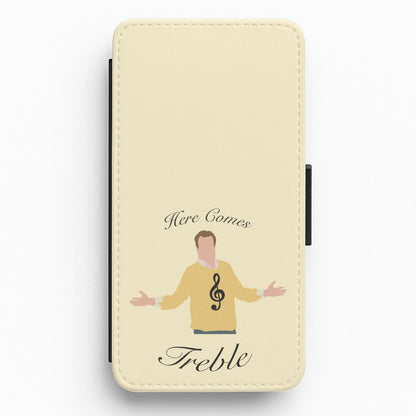 Here Comes Treble Flip / Wallet Phone Case
