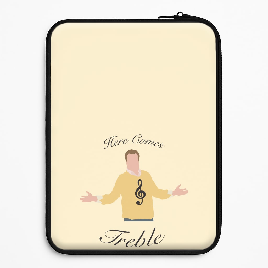 Here Comes Treble Laptop Sleeve