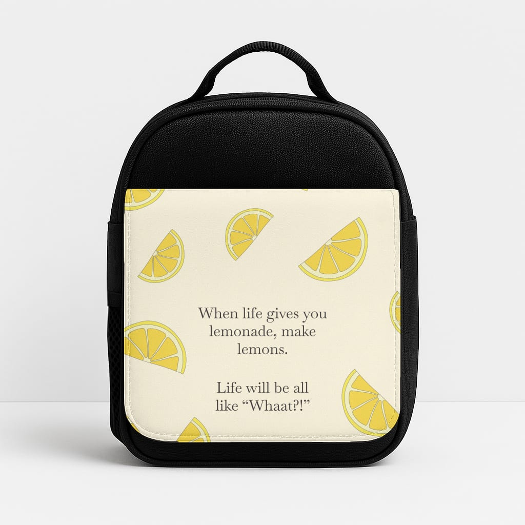 When Life Gives You Lemonade, Make Lemons Insulated Lunchbox