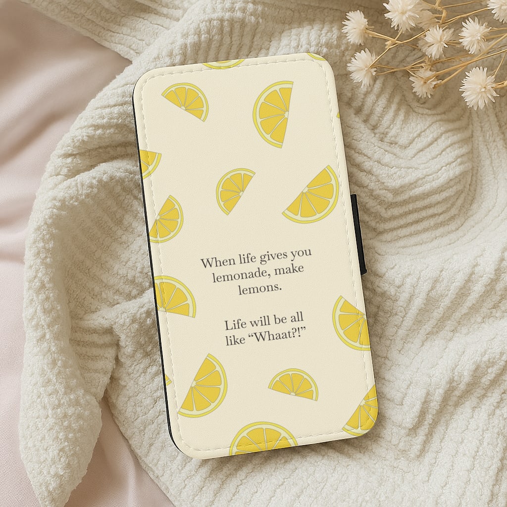 When Life Gives You Lemonade, Make Lemons Wallet Phone Case