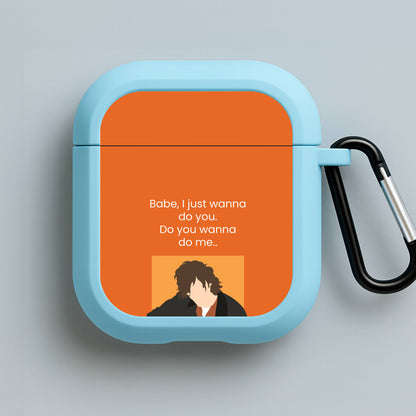Babe I Just Wanna.. Blue AirPods Case