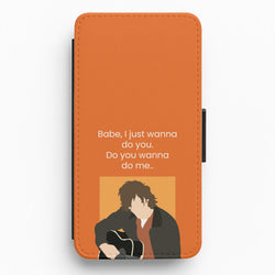 Babe I Just Wanna.. Flip / Wallet Phone Case