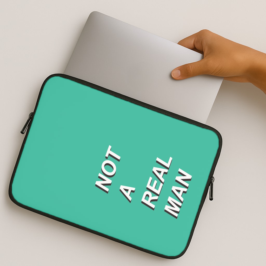 Not A Real Man MacBook Case