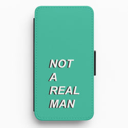 Not A Real Man Flip / Wallet Phone Case