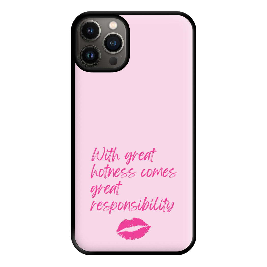 With Great Hotness  Phone Case for iPhone 13