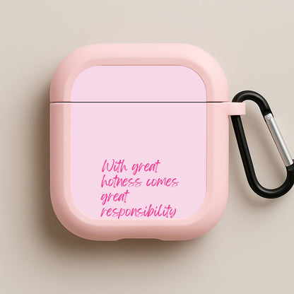With Great Hotness  Pink AirPods Case