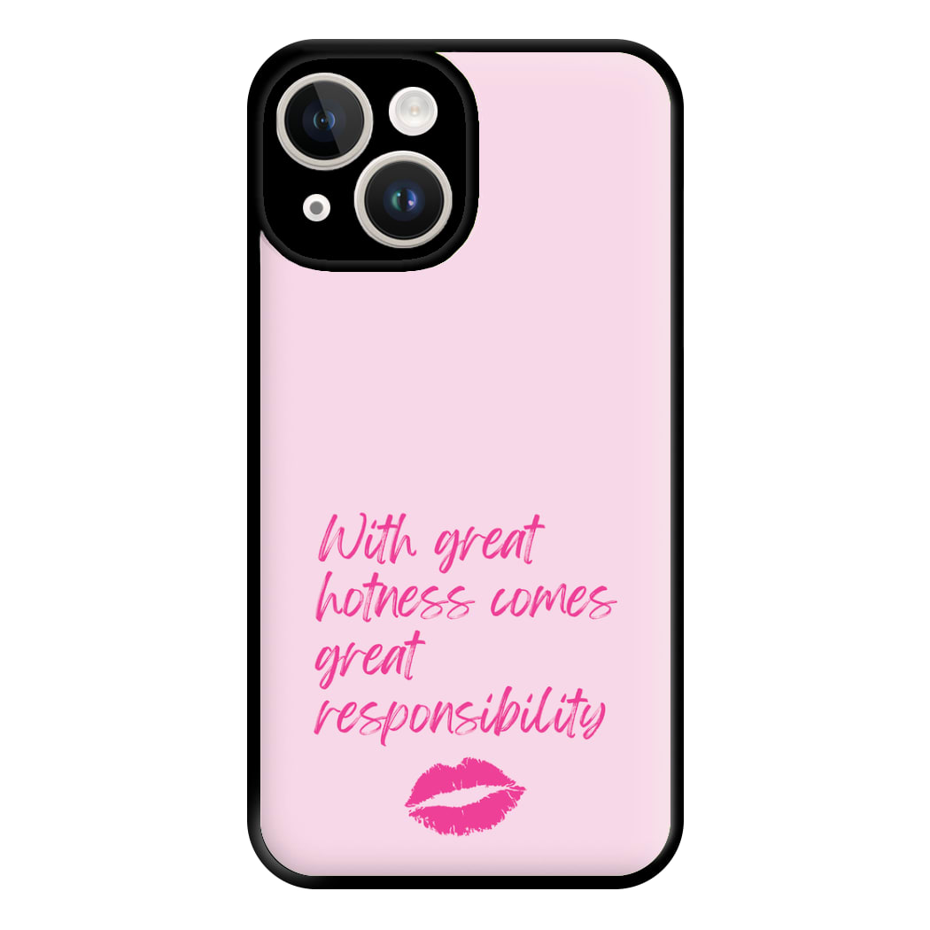 With Great Hotness  Phone Case for iPhone 14