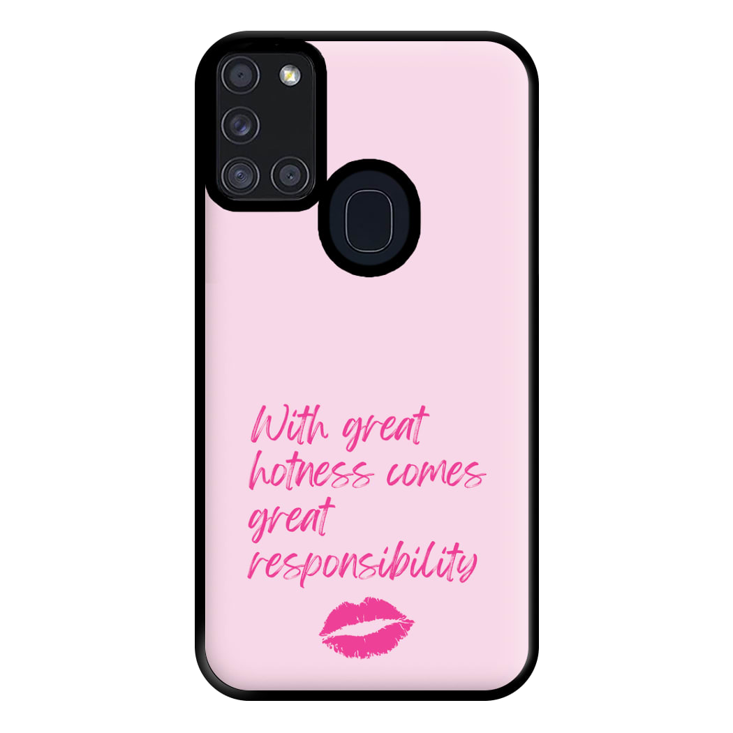 With Great Hotness  Phone Case for Galaxy A21s