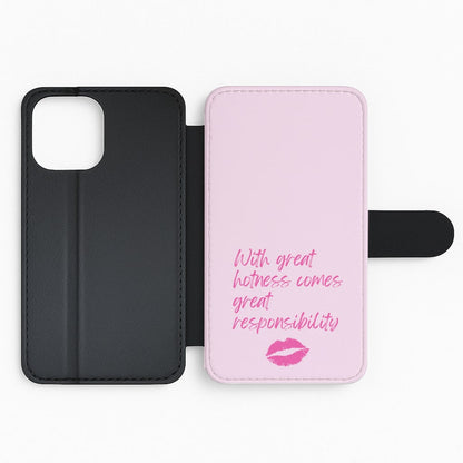 With Great Hotness  Flip Phone Case