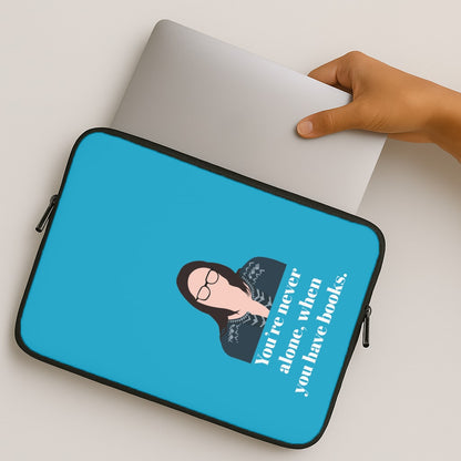 You're Never Alone, When You Have Books MacBook Case