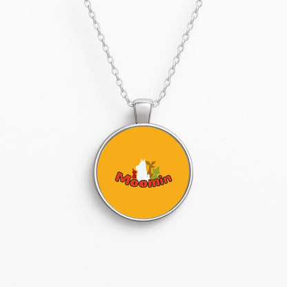 Moom Text Circle Necklace