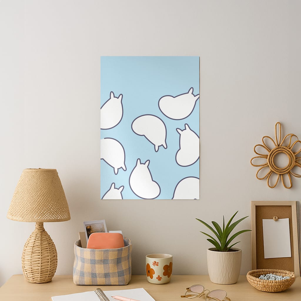 Moom Pattern Art Print