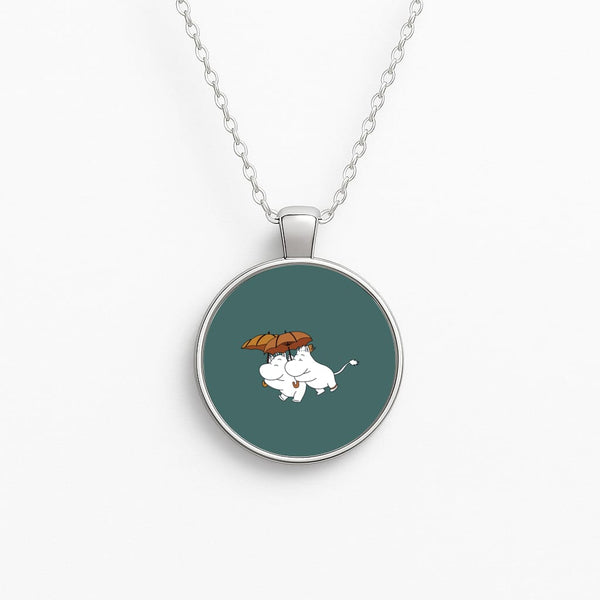 Moom Umbrellas Circle Necklace