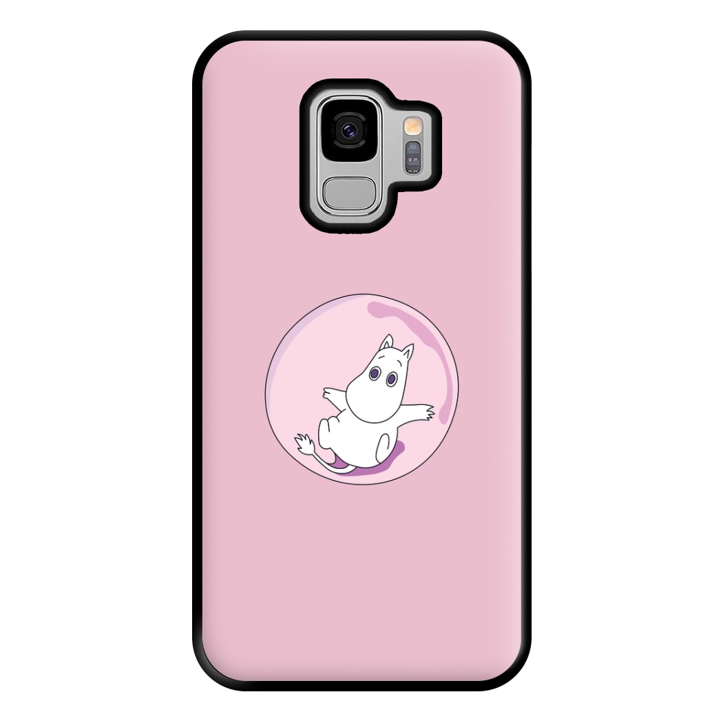 Moomin In A Pink Bubble  Phone Case for Galaxy S9 Plus