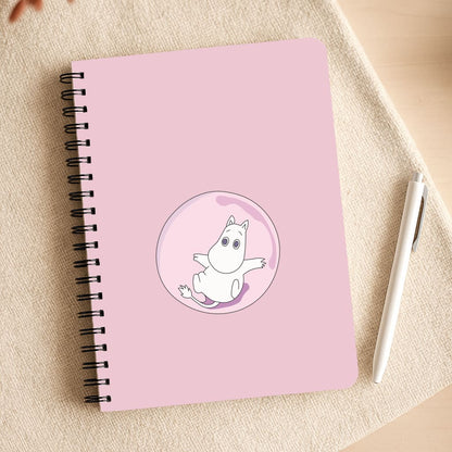 Moomin In A Pink Bubble  Notepad