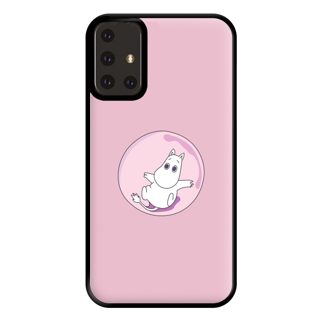 Moomin In A Pink Bubble  Phone Case for Galaxy A71