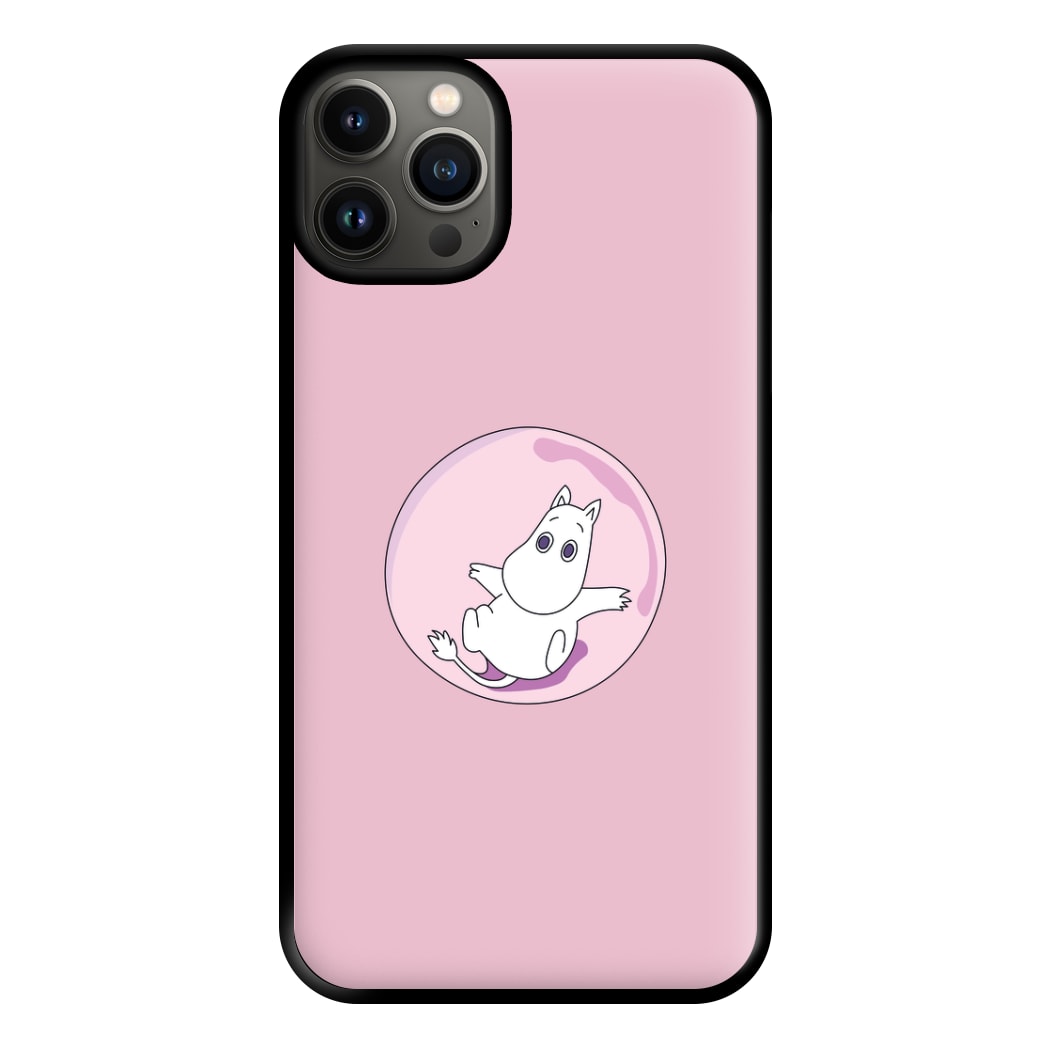 Moomin In A Pink Bubble  Phone Case for iPhone 13