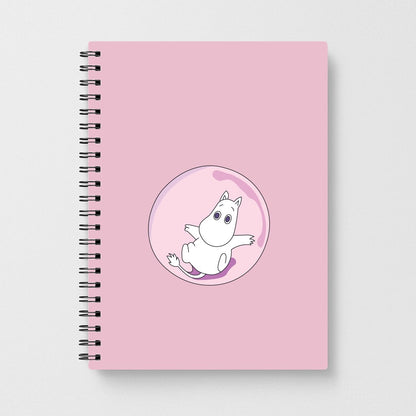 Moomin In A Pink Bubble  Notebook