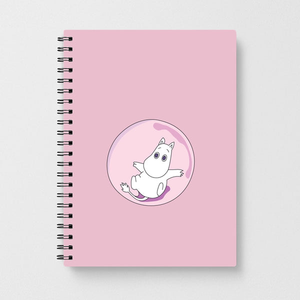 Moomin In A Pink Bubble  Notebook