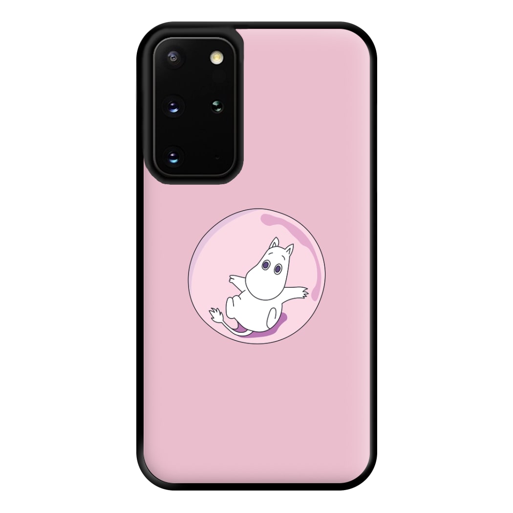 Moomin In A Pink Bubble  Phone Case for Galaxy S20 Plus