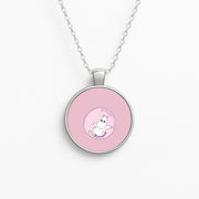 Moomin In A Pink Bubble  Necklace 1