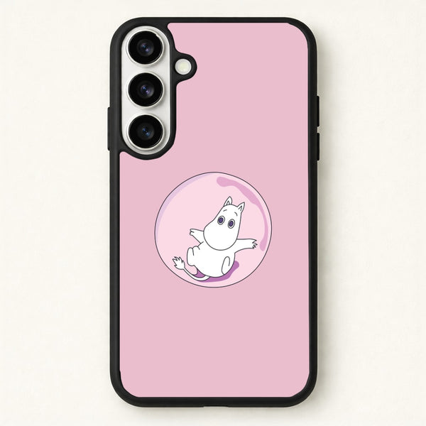Moomin In A Pink Bubble Phone Case for Galaxy S26