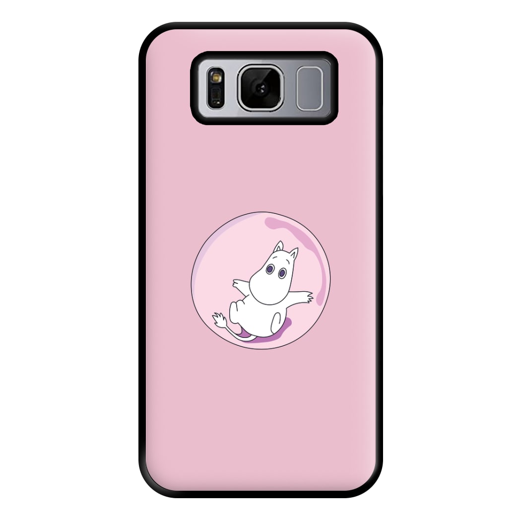 Moomin In A Pink Bubble  Phone Case for Galaxy S8 Plus