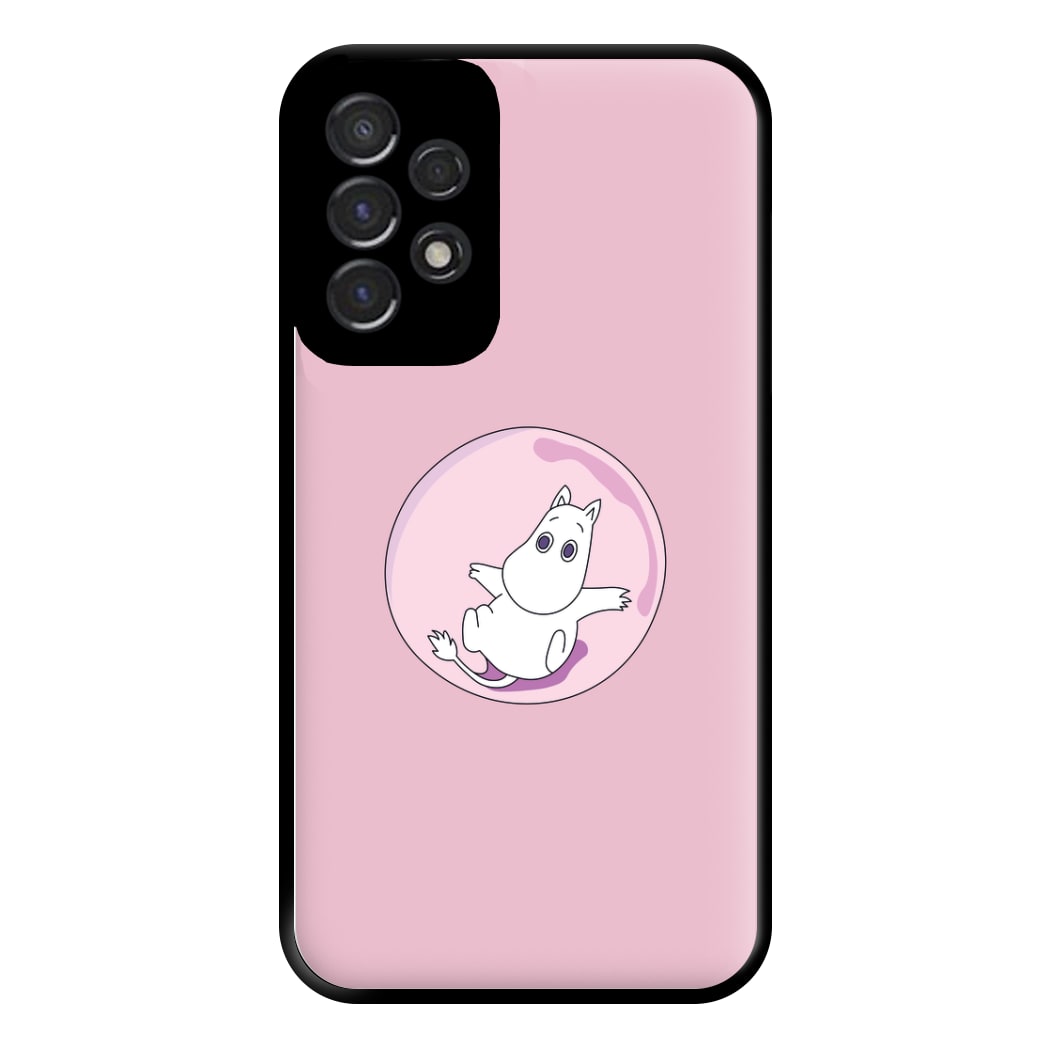 Moomin In A Pink Bubble  Phone Case for Galaxy A53