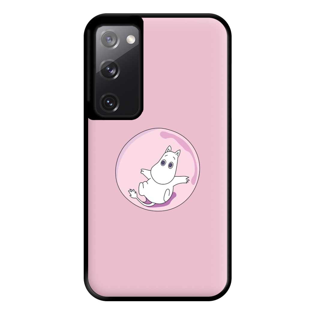 Moomin In A Pink Bubble  Phone Case for Galaxy S20FE