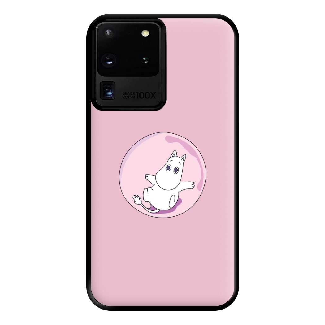 Moomin In A Pink Bubble  Phone Case for Galaxy S20 Ultra