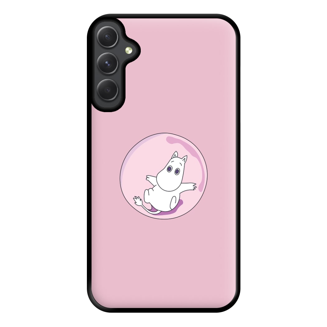 Moomin In A Pink Bubble  Phone Case for Galaxy A34