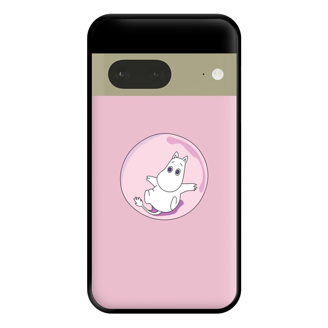 Moomin In A Pink Bubble  Phone Case for Google Pixel 7a